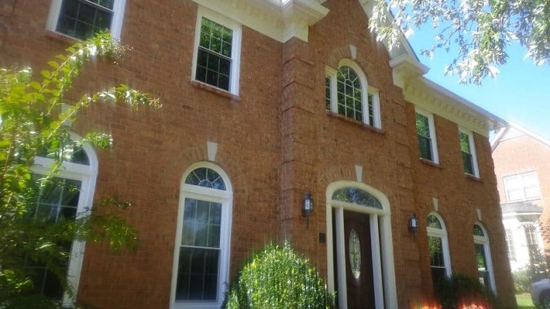 brick house front