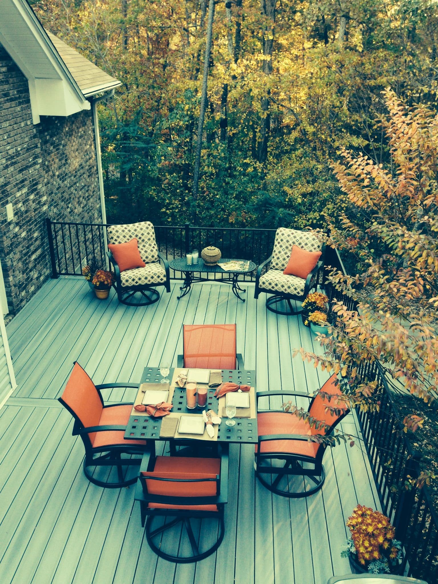 furnished deck